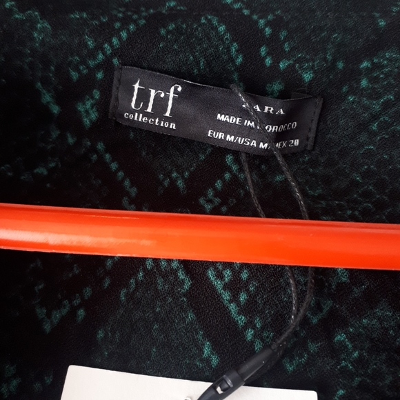 NWT Zara Trafaluc Snake Animal Print Mini Dress - Picture 5 of 7